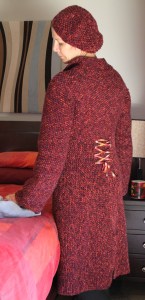 Back view of the finished garment