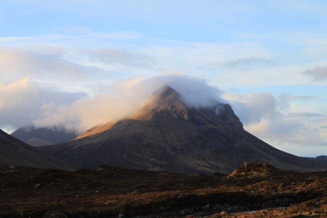 Cloud shroud on Marsco, Isle of Skye, Scotland
