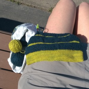 Working on the Wurm while I wait for my pontoon plane