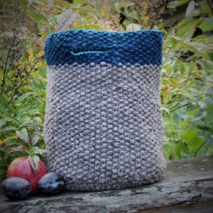 A seed Stitch Bag--partially my own design
