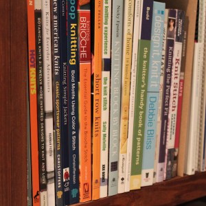 Only one shelf of many such books