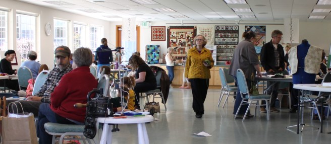 The Fiber Expo at the Mullins Center, Friday Harbor, San Juan Island